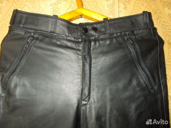 Мотоштаны кожаные
