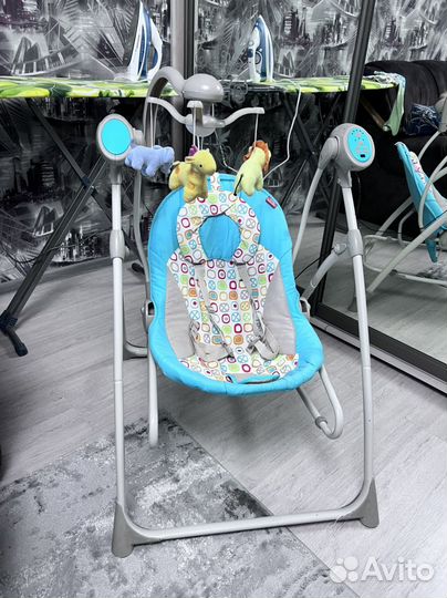 Детские качели шезлонг