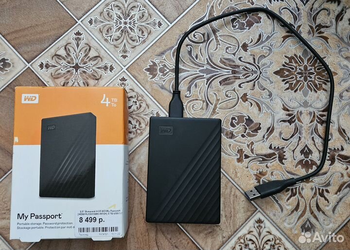 Переносной жёсткий диск WD 4Tb