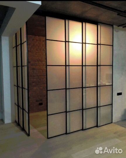 Перегородки лофт для зонирования