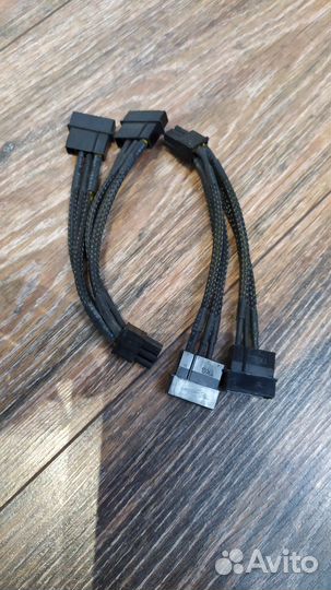 Переходник 6 pin на 2х молекс для видеокарты