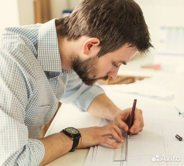 Чертежи от руки на бумаге и Компас 3D