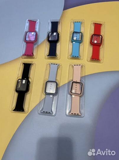 Ремешок + стекло на Apple Watch 38 - 44