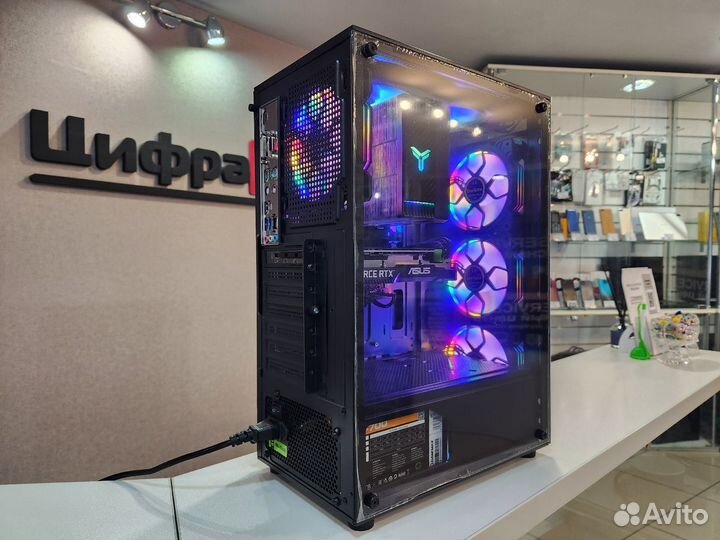 Игровой Intel Core i5-10400F, 16Gb, RTX 3050 8гб