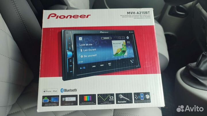 Процессорная магнитолаPioneer mvh a 210bt