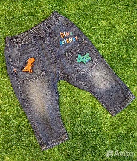 Джинсы next на мальчика 6-9, 68-74