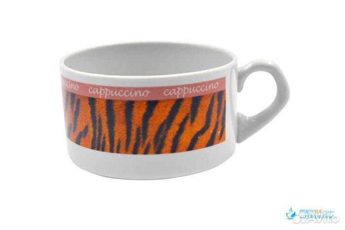 Чашка 230мл тигр Европейка Капучино /1972161/Верби