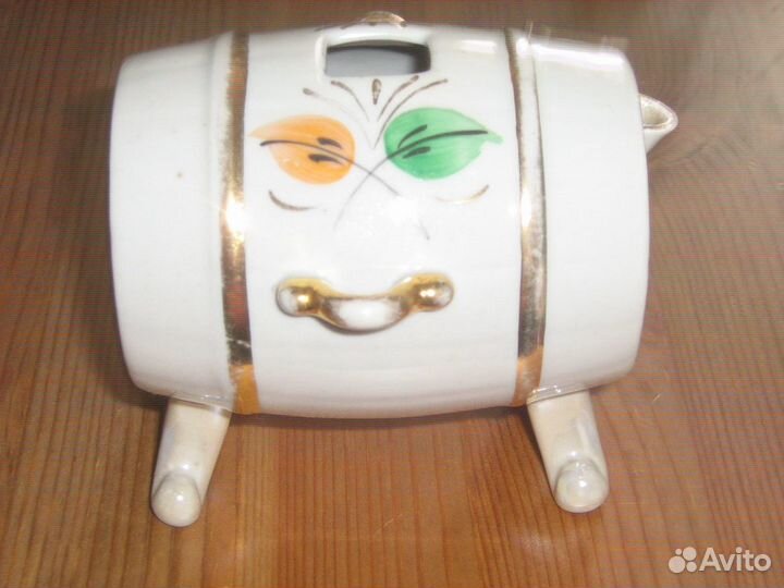 Бочонок штоф фарфор СССР Сысерть