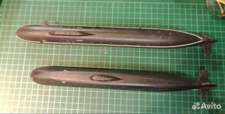 Макеты модели подводных лодок 2 штуки