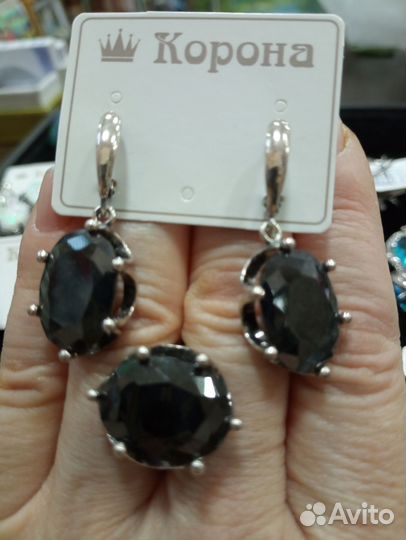 Серебряные серьги