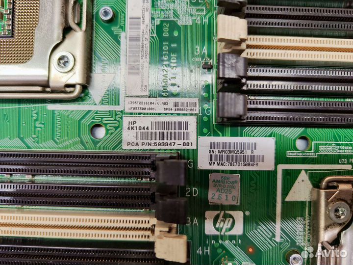 Серверная материнская плата hp dl160 gen6