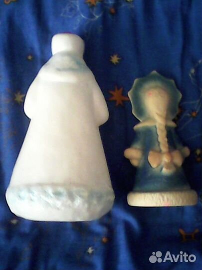 Советский дед мороз и снегурочка