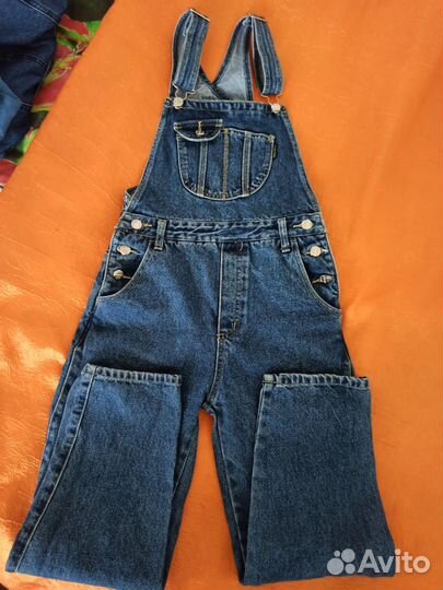 Джинсоаый комбинезон