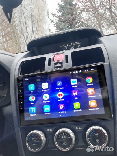 Магнитола Субару Форестер 4 2015-2018 Андроид