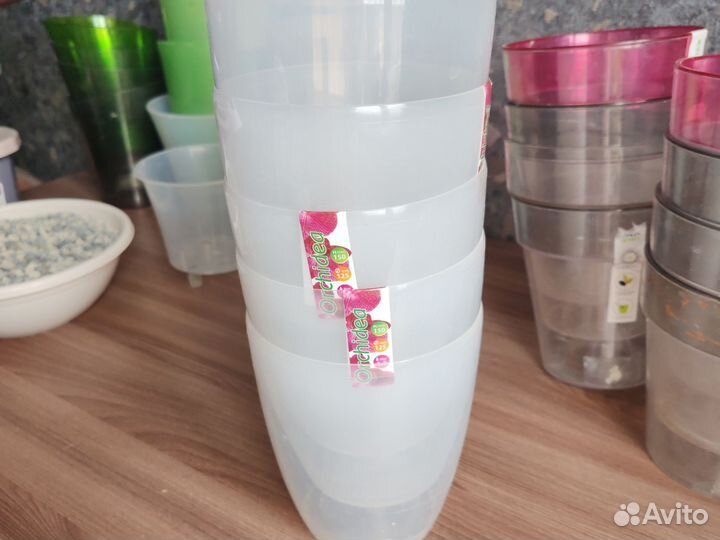 Горшки двойные, кашпо для орхидей