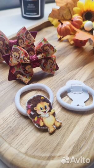 Банты для волос осенние