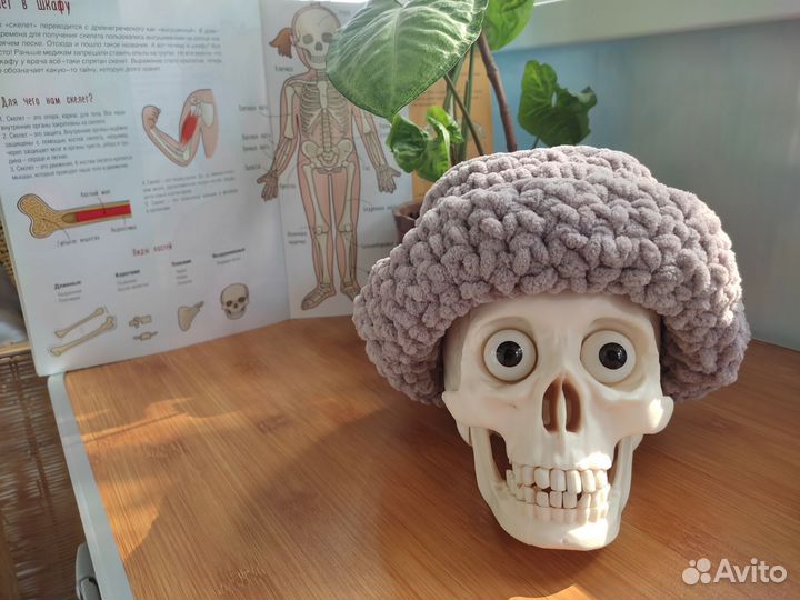 Панама очень тёплая демисезонная ручная работы