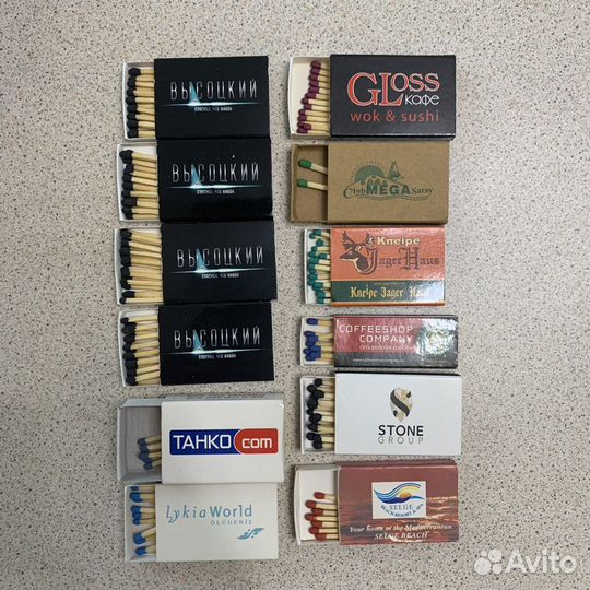 Коллекционные спички спичечные коробки
