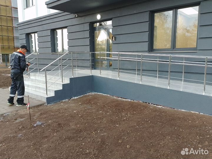 Перила для лестниц из нержавеющей стали, поручни