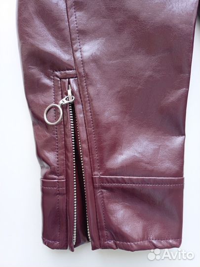 Куртка кожаная женская 46 48 новая Дания