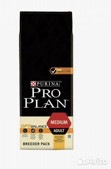 Корм для собак purina pro plan 18 кг