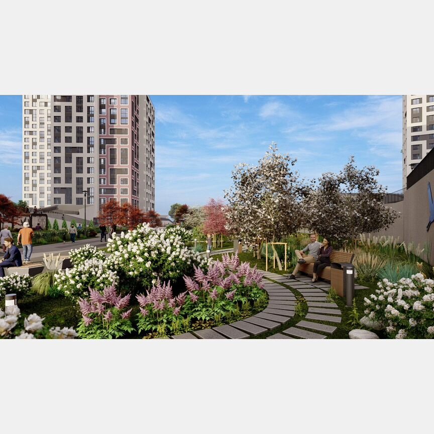 2-к. квартира, 61 м², 13/22 эт.