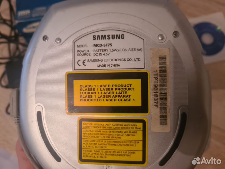 Cd mp3 плеер samsung mcd sf75