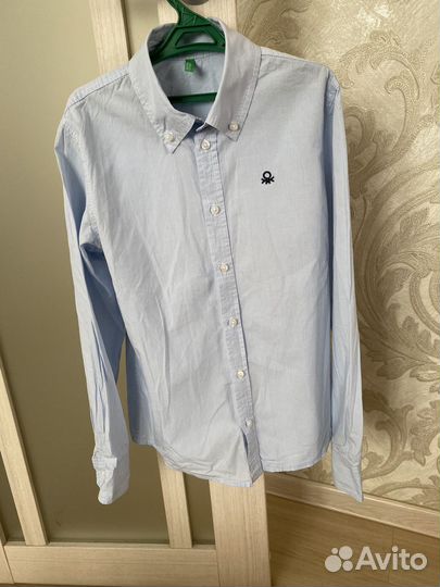 Рубашка Benetton 100 хлопок 122-140 см