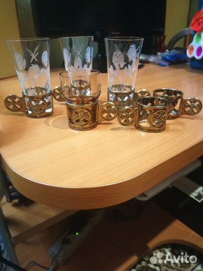 Стаканчики и подстаканники СССР