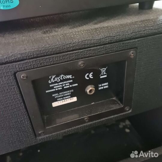 Ламповый гитарный усилитель Kustom 5H + кабинет