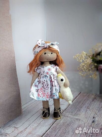 Интерьерная кукла тильда, подарок для девочки