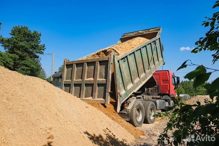 Песок доставка от 1 метра кубического