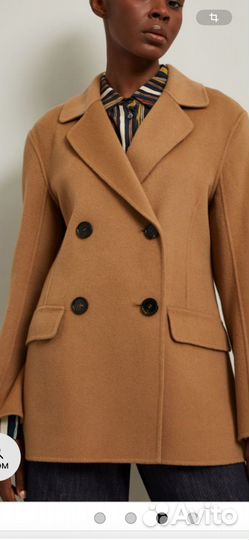 Полупальто S’MaxMara 48 it на 48-52 шерсть