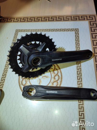 Система шатунов shimano altus alivio; suntour, GXP