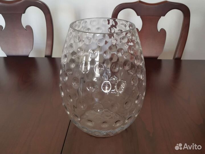 Ваза стекло Португалия 32см