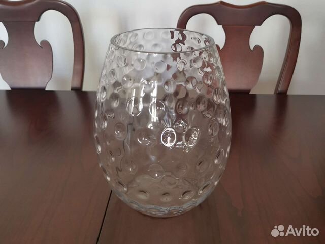 Ваза стекло Португалия 32см