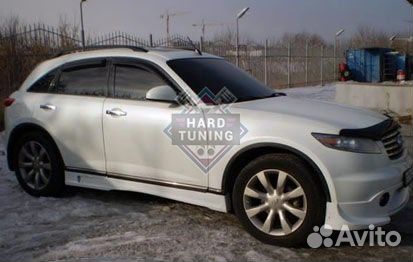 Накладки на пороги toreo Infiniti FX35/FX45
