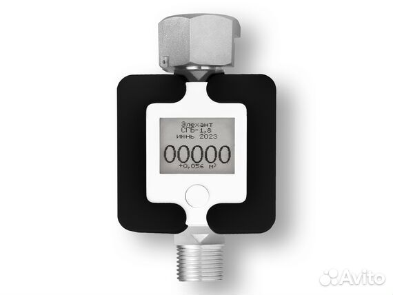 Газовый счетчик газа сгб-1.8 с ТК Черный