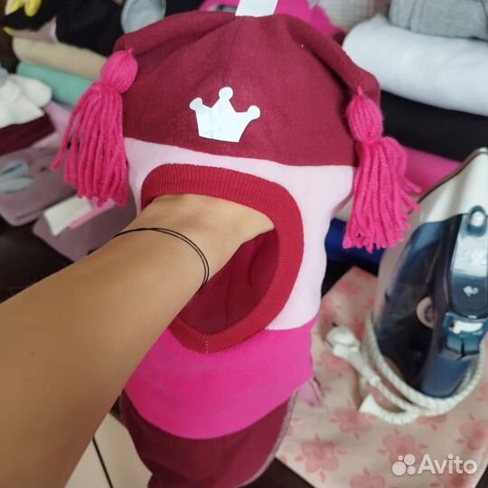 Шлем демисезонный для девочки новый