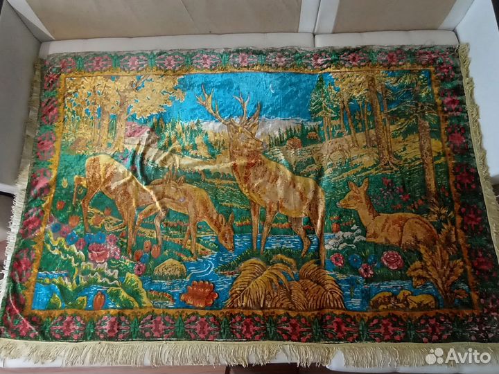 Покрывало ковер СССР плюш