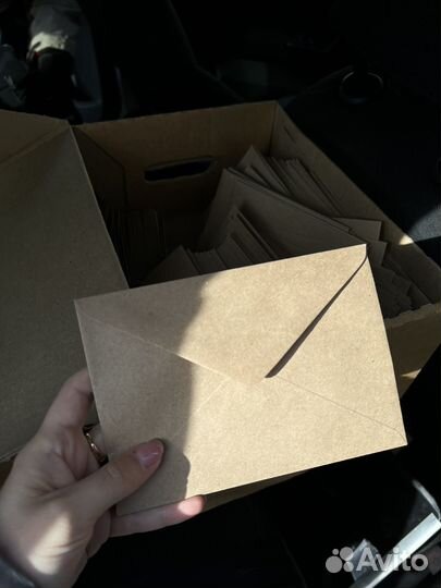 Бумажный конверт С5 крафт