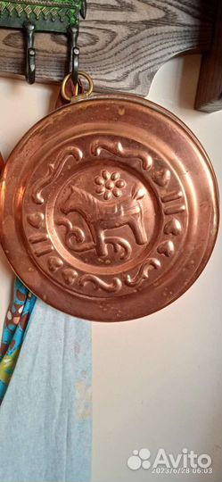 Медная форма для выпечки
