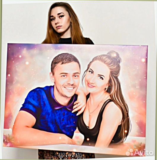 Портрет на холсте 50х70