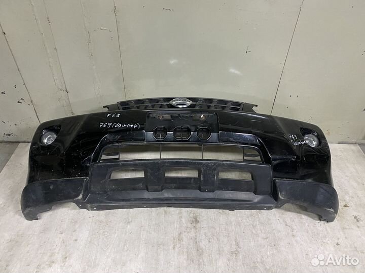 Передний бампер ниссан хтрейл