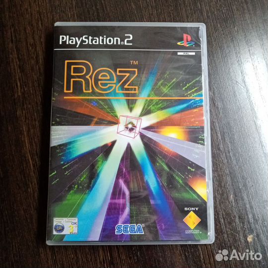 Лицензионная игра Rez на Play Station 2
