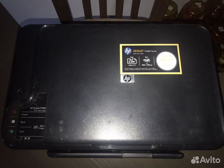 Мфу струйный(принтер) HP Deskjet F2480, цветной А4