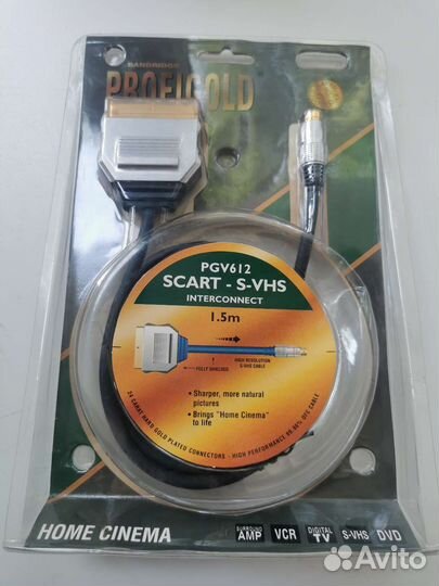 Кабели scart s-VHS переходники