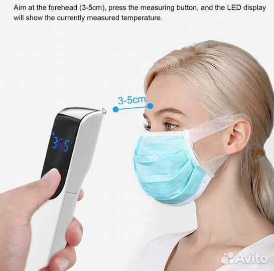 Новый Бесконтактный Инфракрасный Термометр IR-FM01