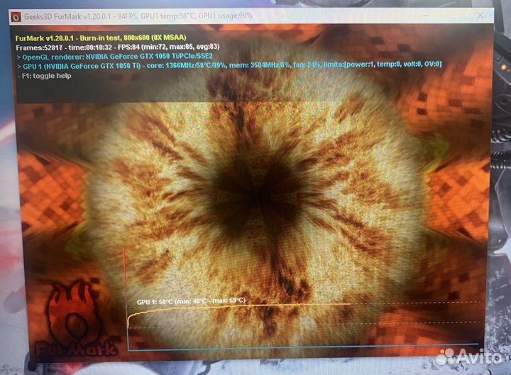 Видеокарта GTX 1050Ti 4GB