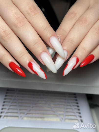 Покрытие гель лаком / Наращивание